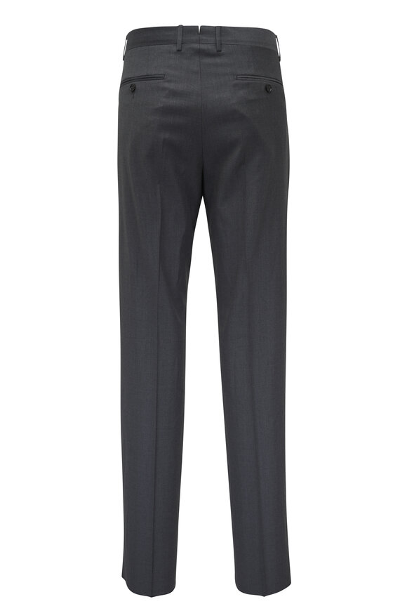 Maurizio Baldassari Medium Gray Wool Dress Pant - view 2