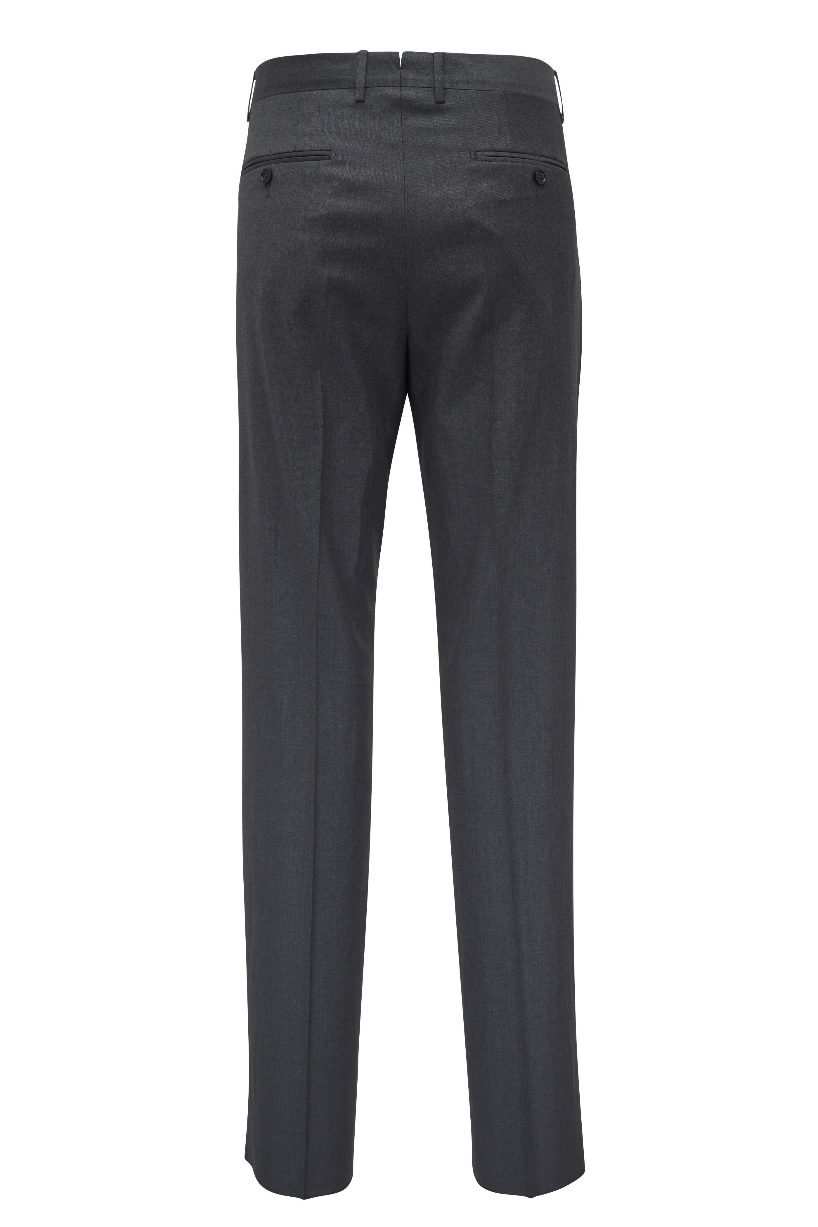 Maurizio Baldassari - Medium Gray Wool Dress Pant