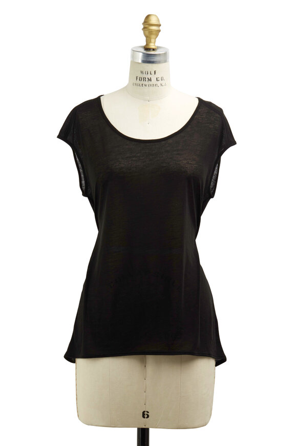 Helmut Lang - Black Cotton T-Shirt