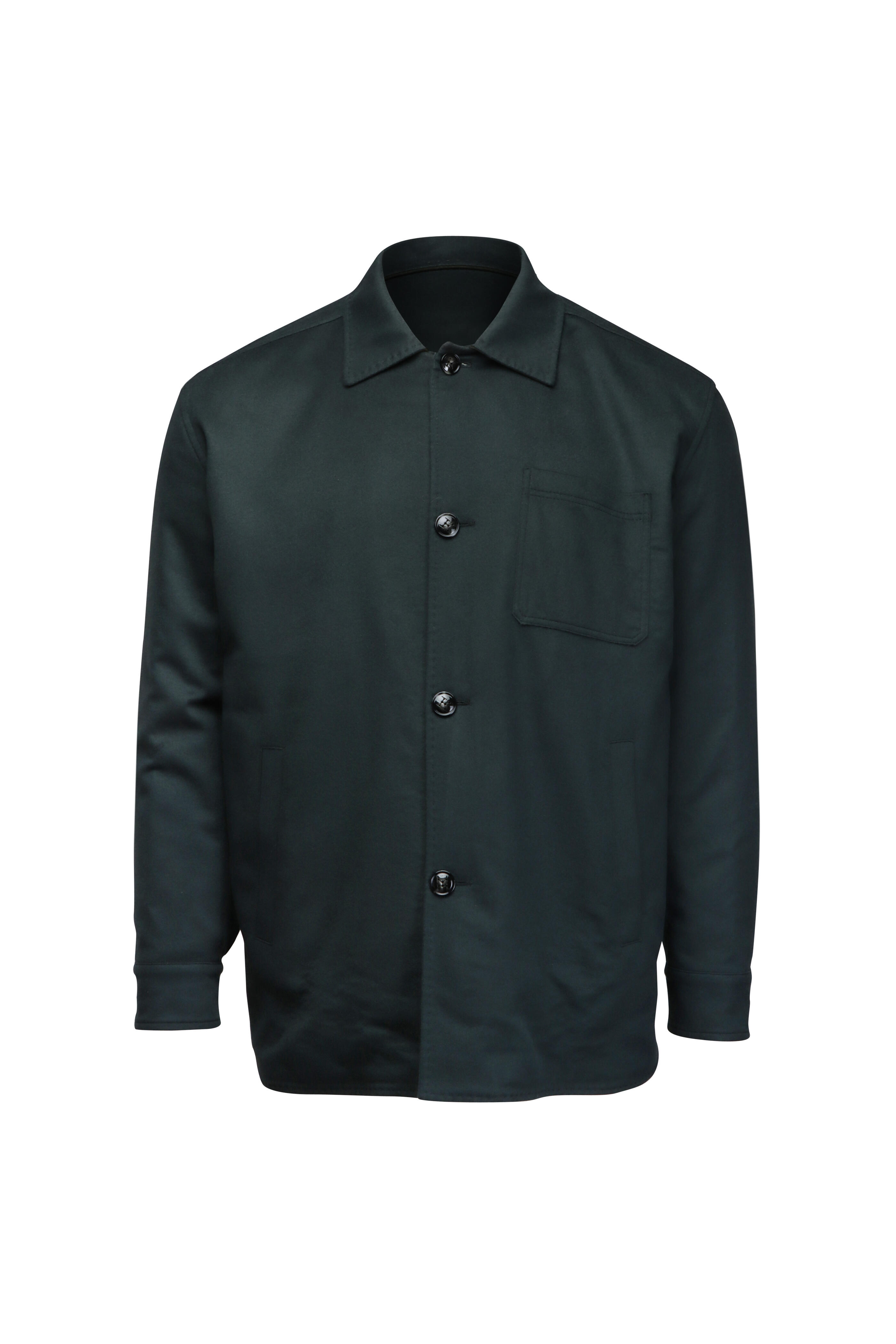 Kiton - Dark Green Cashmere Cabin Jacket