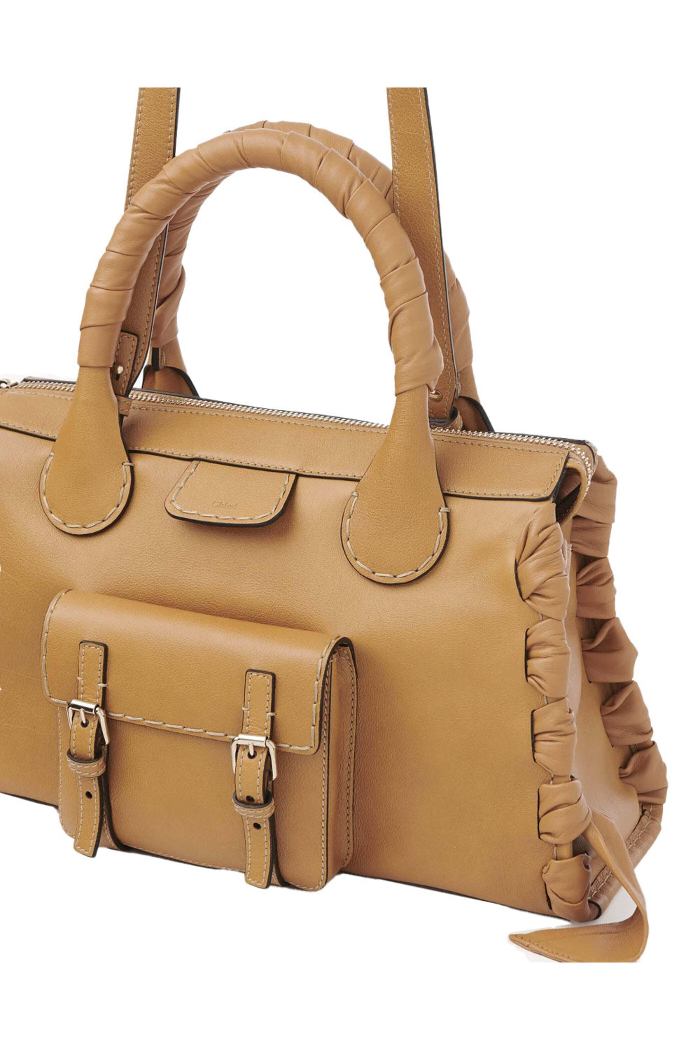 Chloé - Medium Edith Bag in Autumnal Brown