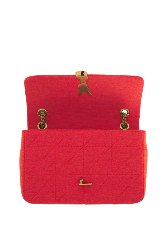 Saint Laurent - Jamie Bright Marigold Patchwork Shoulder Bag 