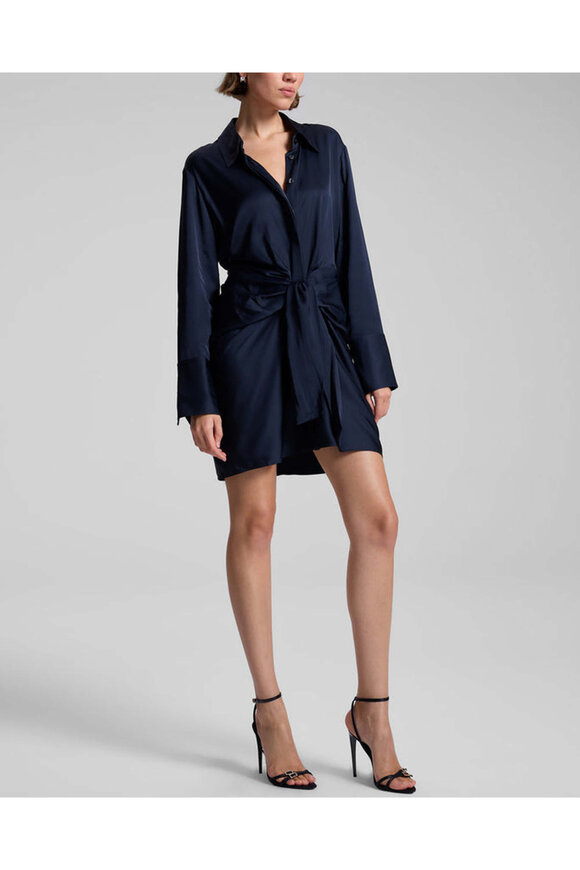 A.L.C. - Dark Sapphire Mia Shirtdress