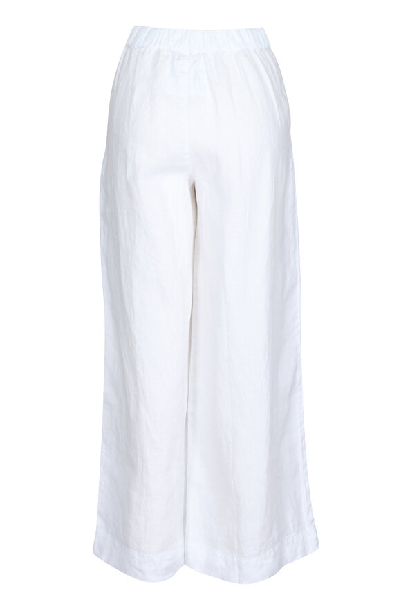 Frank & Eileen White Maisie Wide-Leg Pull-On Pant - view 2