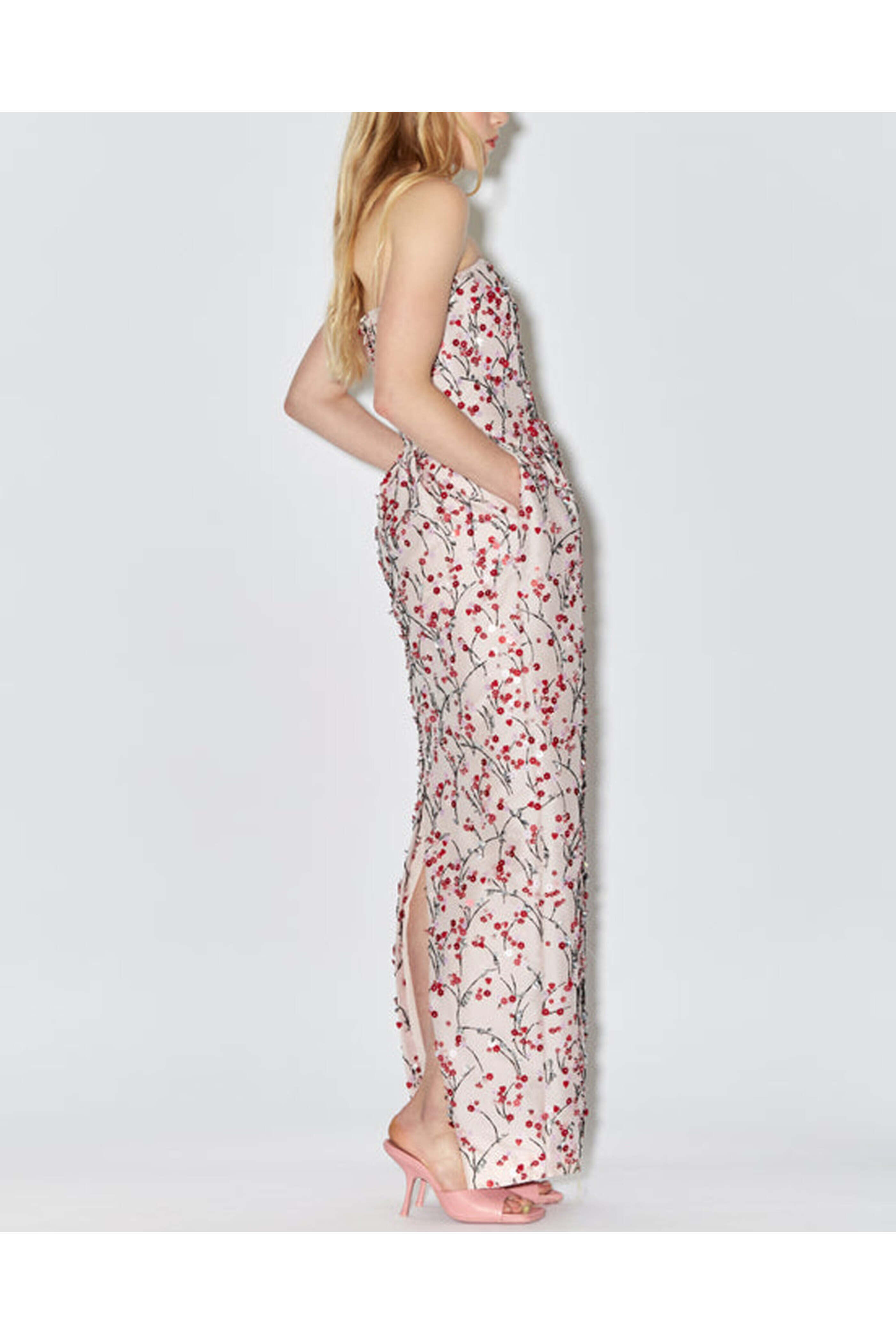 a line dress pattern Timeless V-Neck Maxi Dress with Godet Skirt Sewing Pattern [Alessandra