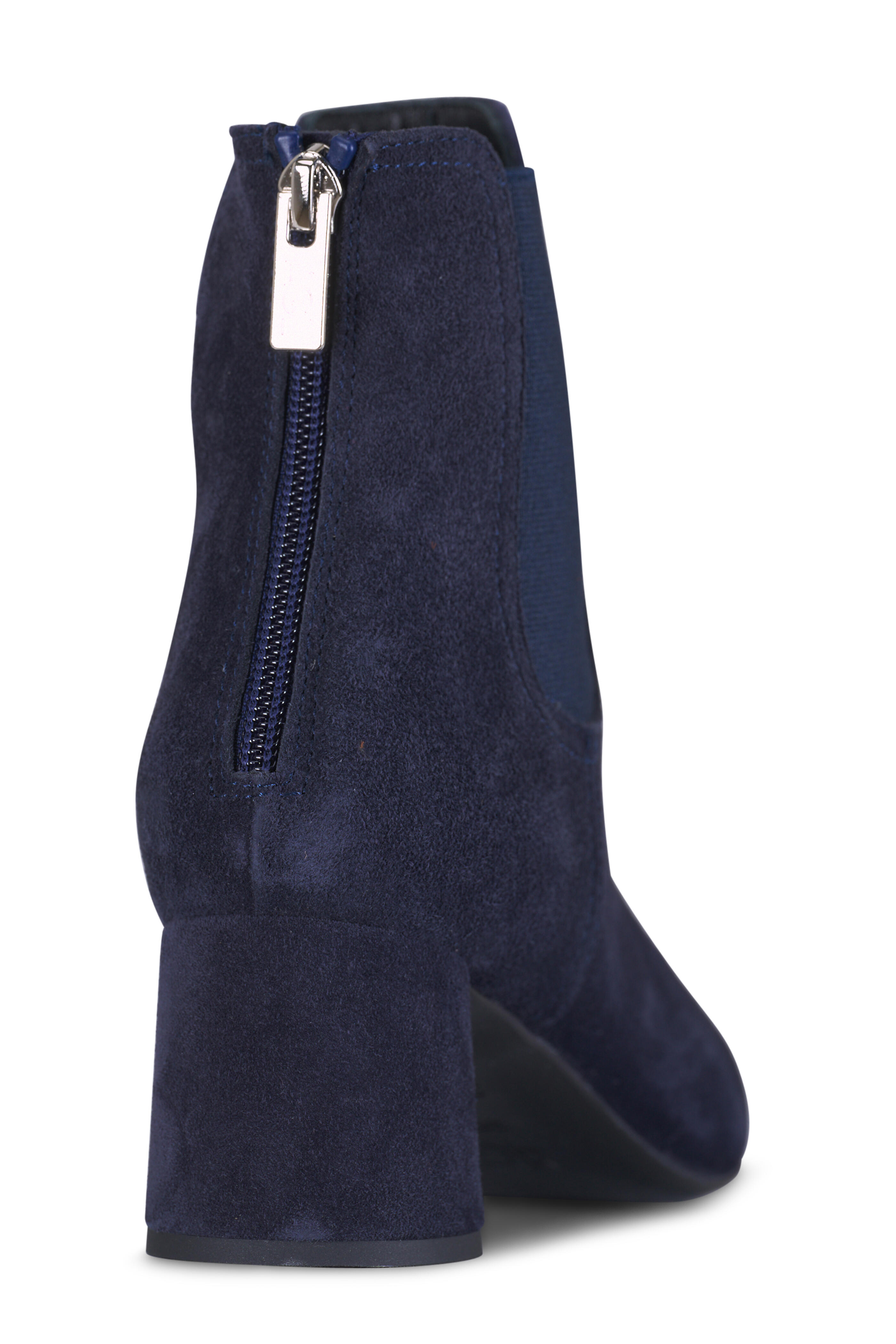 AGL - Aury Navy Suede Short Boot, 55mm
