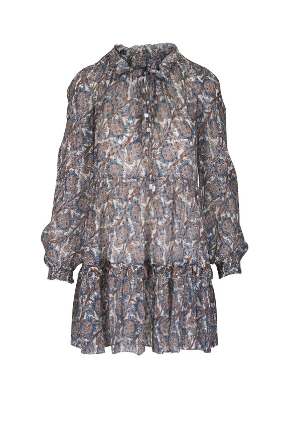 Veronica Beard - Leia Cream Multi Abstract Print Dress