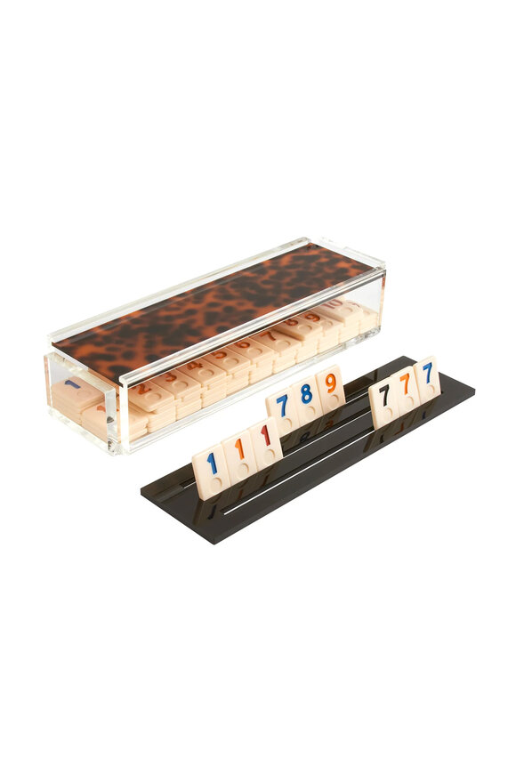 Luxe Dominoes El Rumi Tortioise Rummy Title Game