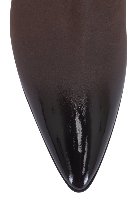 Arteana Brera Coffee Suede Leather Bootie; 30mm - view 4