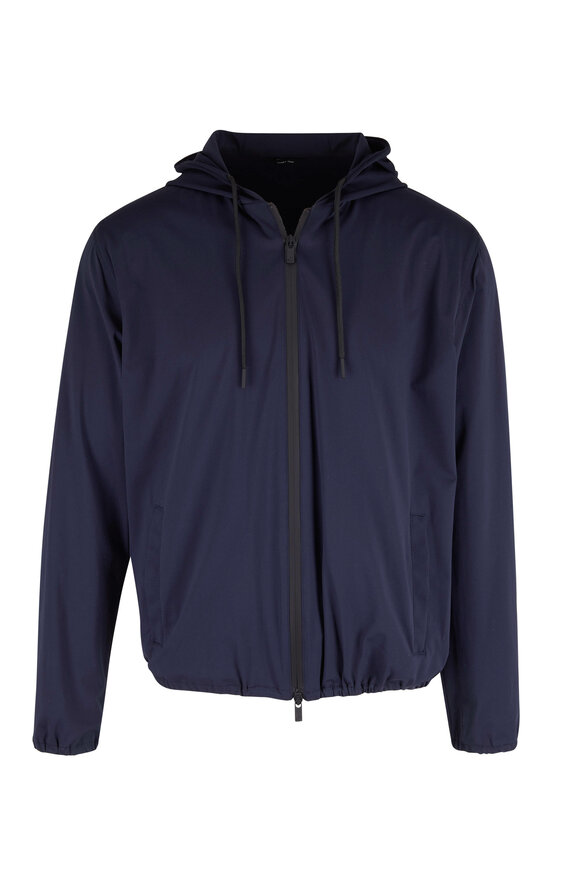 TMB - Navy Techno Zip Hoodie