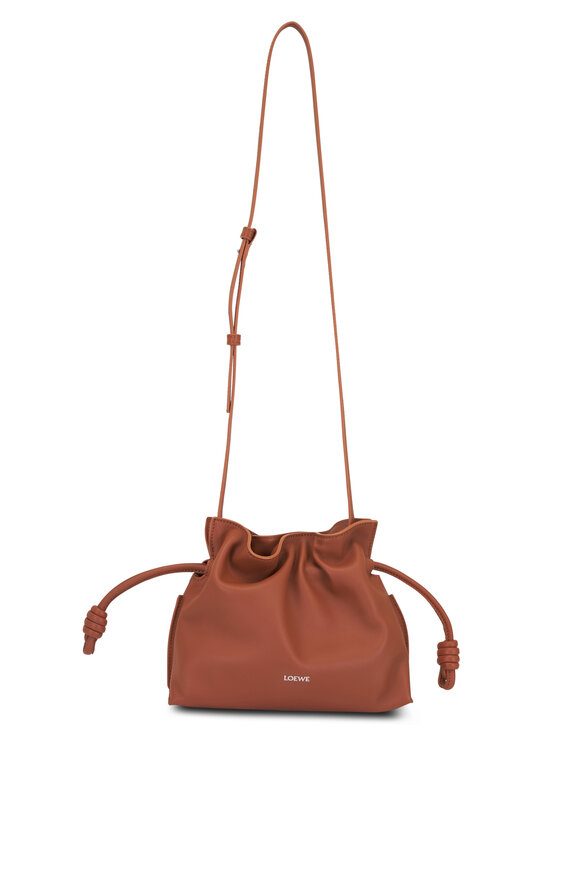 Loewe Mini Flamenco Leather Knot Clutch