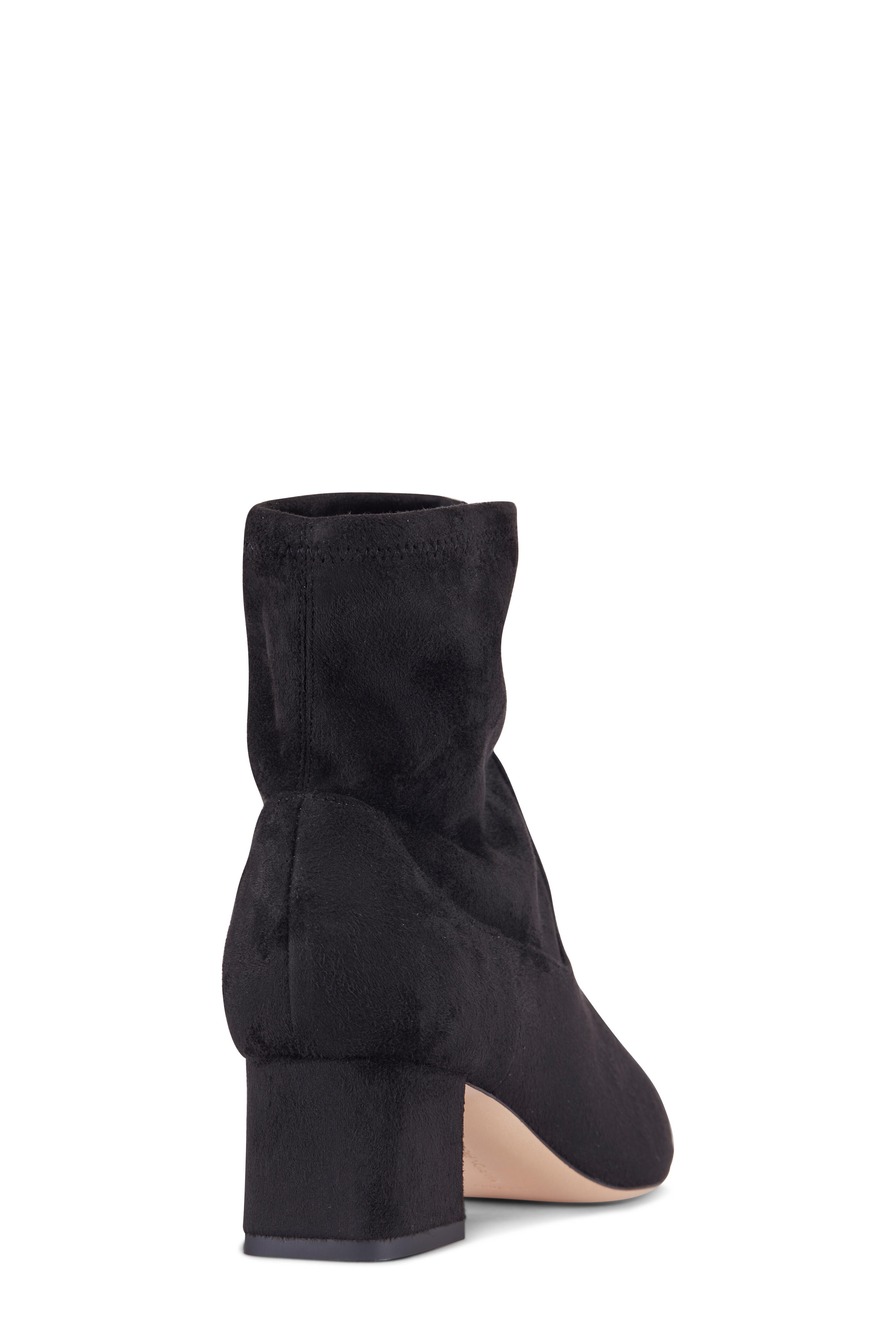 Marion Parke Tatum Black Stretch Suede Bootie 50MM