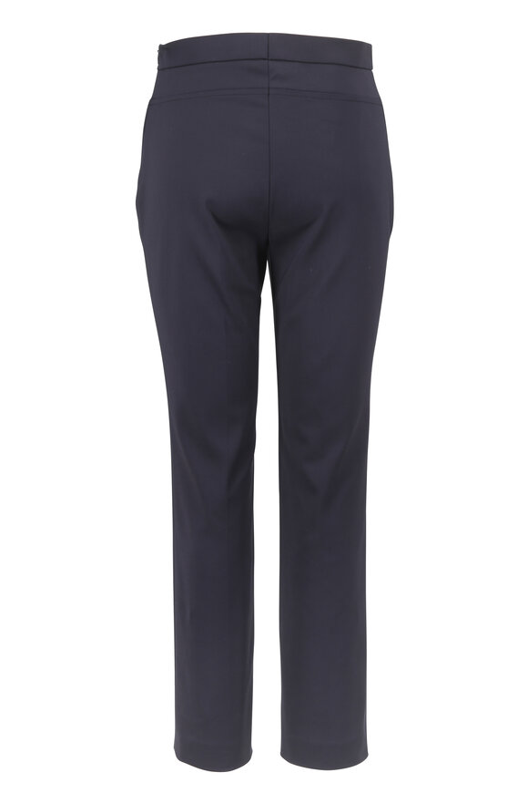 Akris Punto - Franca Navy Blue Techno Skinny Pant