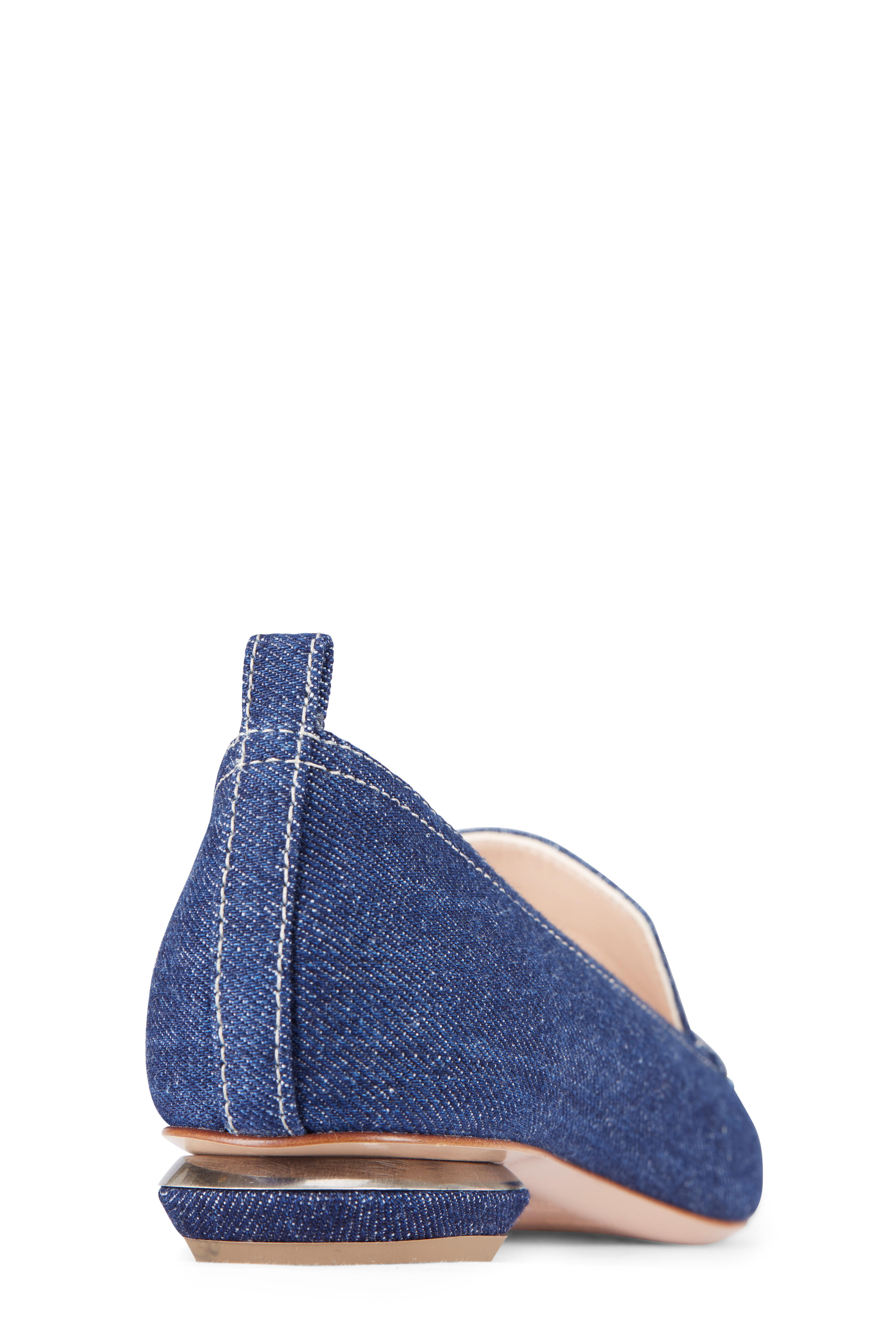Nicholas Kirkwood - Beya Dark Denim Loafer Flat