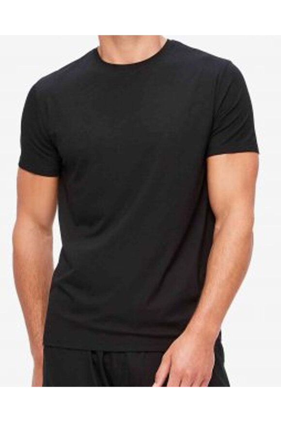 Derek Rose Black Short Sleeve Crewneck T-Shirt - view 2