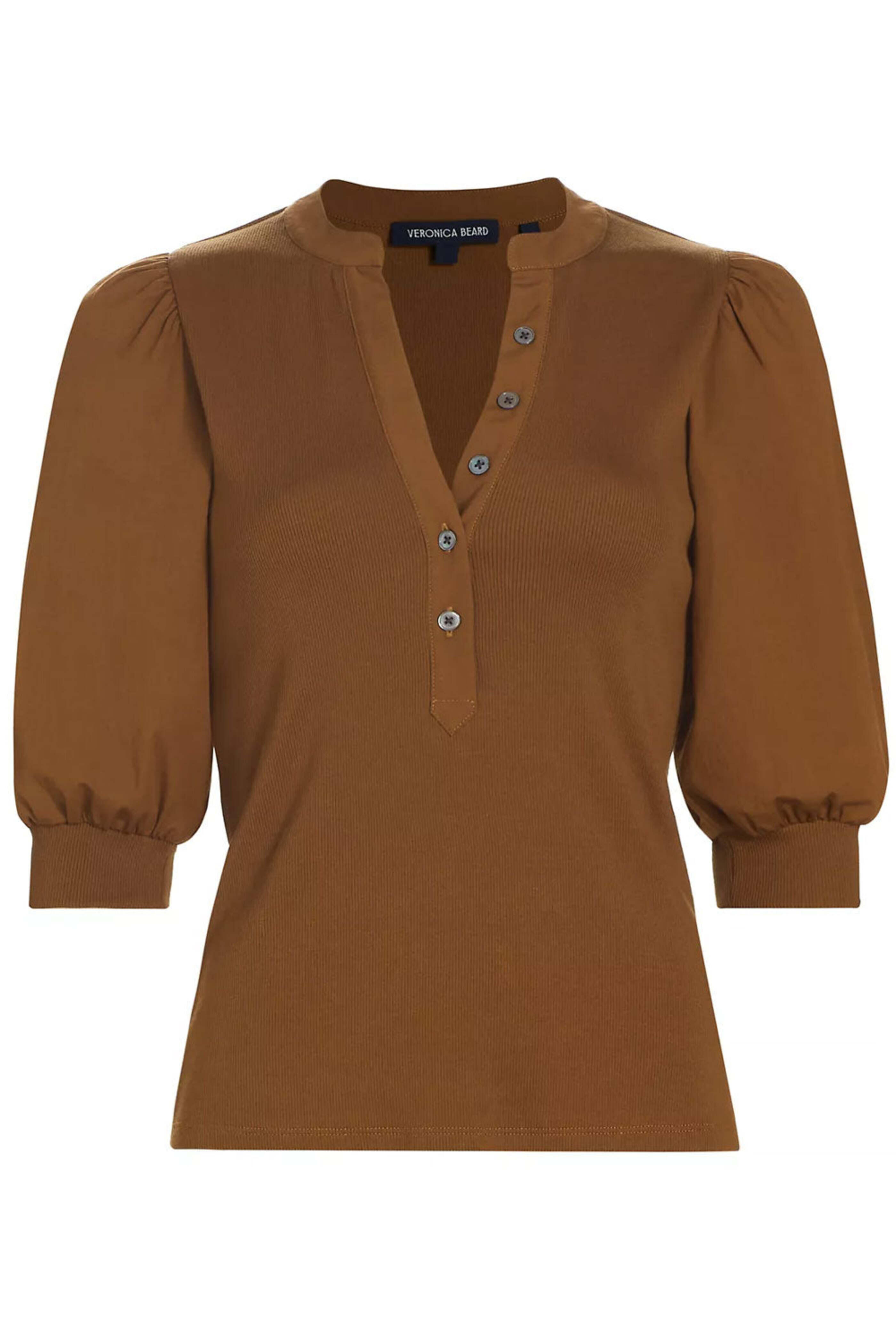 Veronica Beard - Dark Ochre Coralee Top