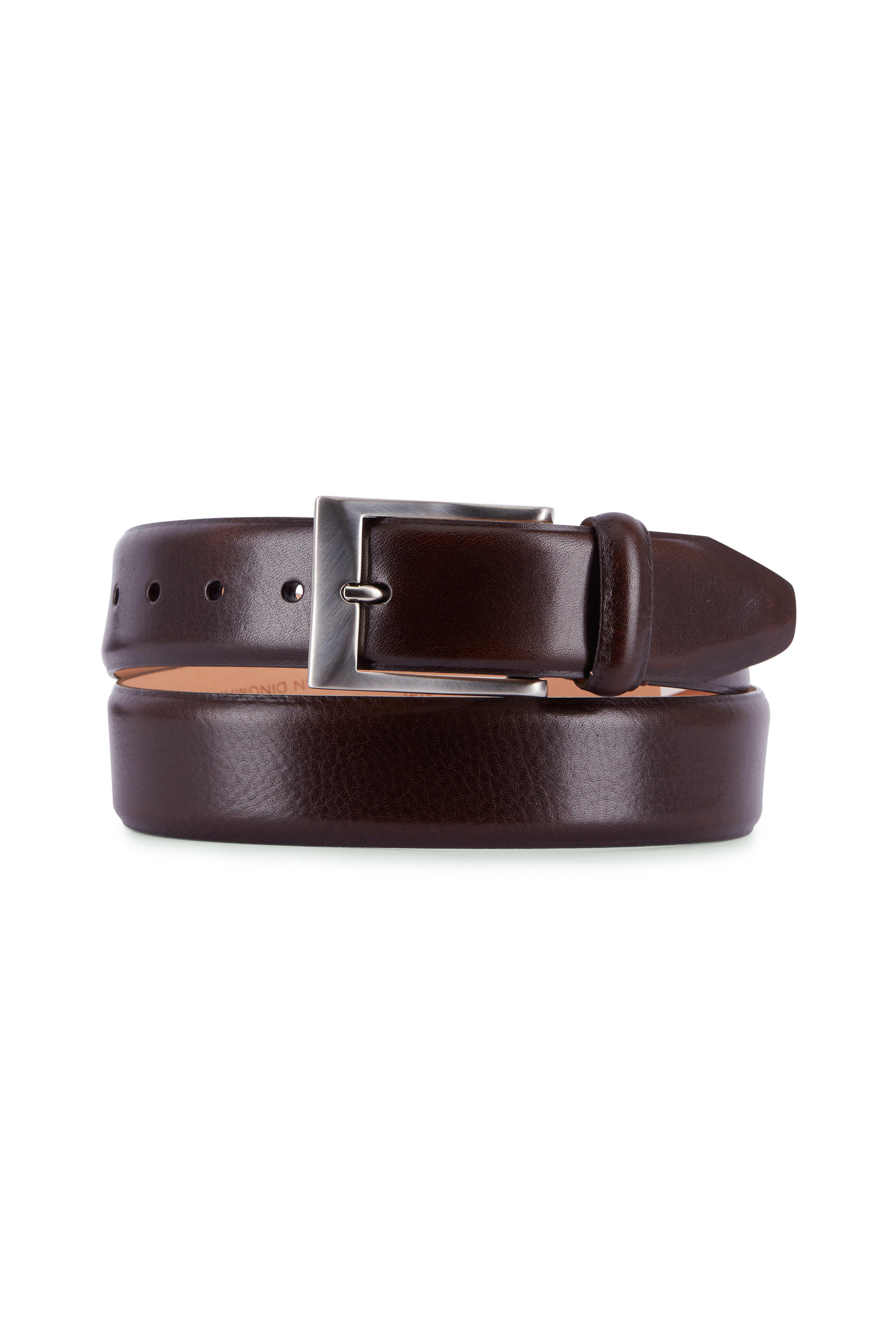 Martin Dingman - Luca Walnut Leather Belt | Mitchell Stores