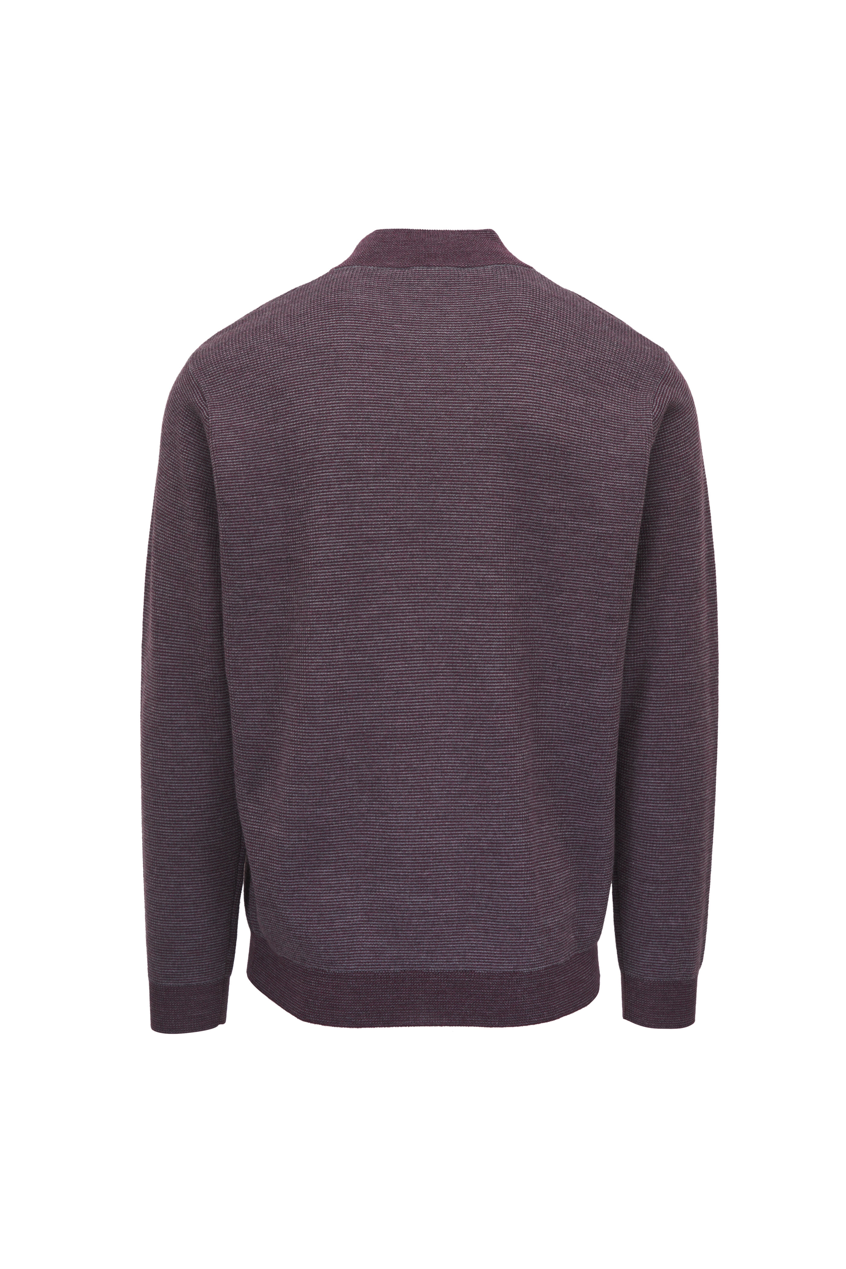 Peter Millar - Autumn Foliage Merino Wool Quarter Zip Pullover