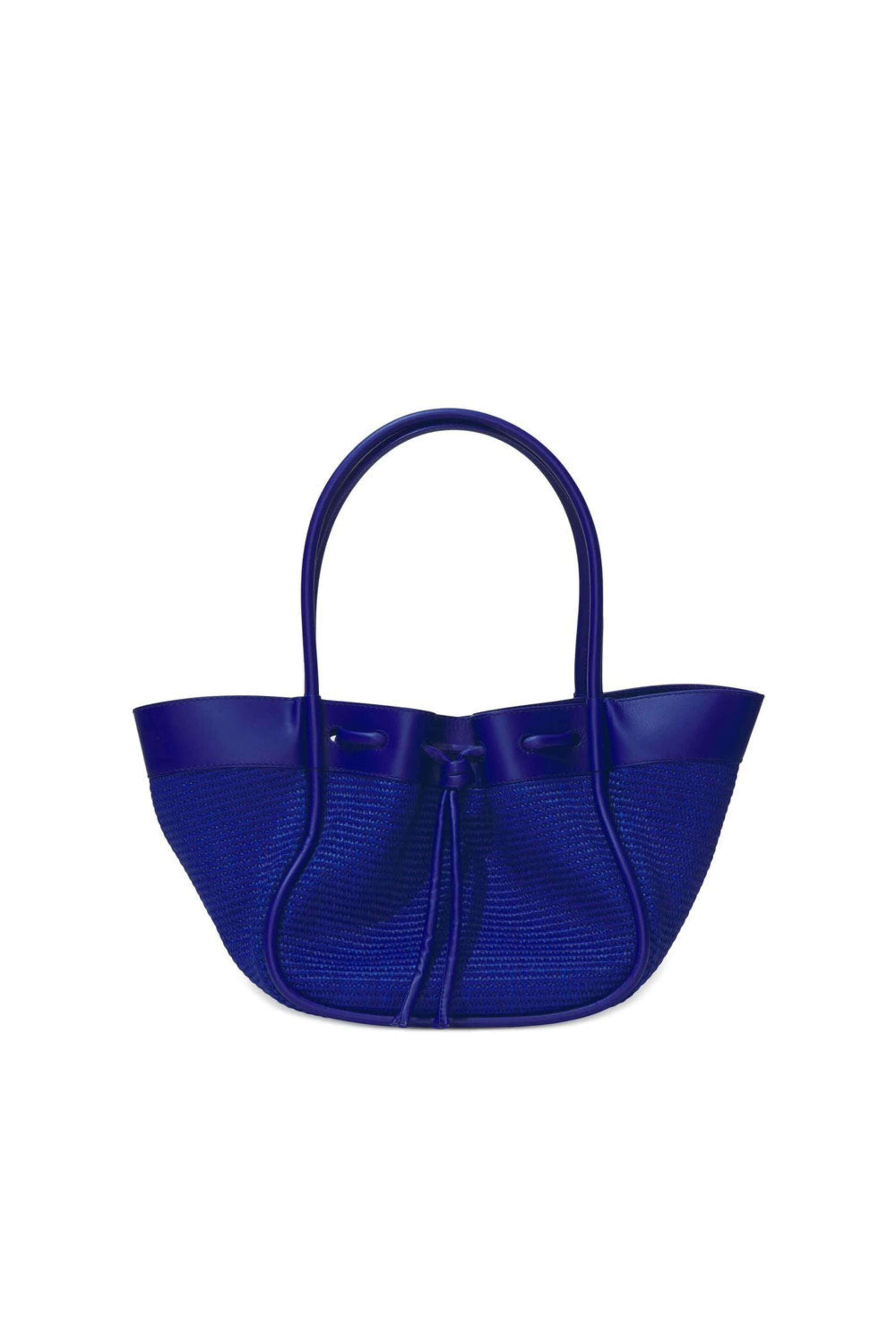 Proenza Schouler - Raffia Ruched Tote in Cobalt