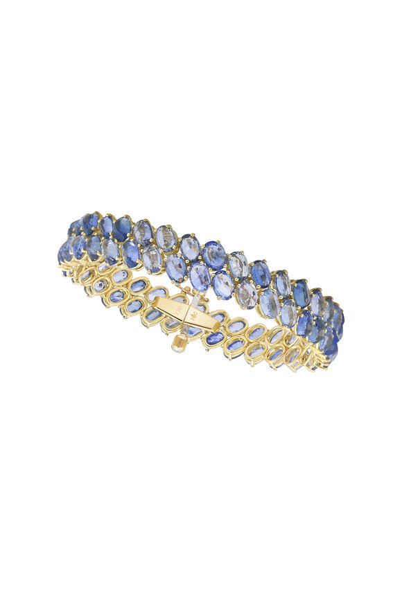 Paolo Costagli - Yellow Gold Sapphire Diamond Ombré Bracelet