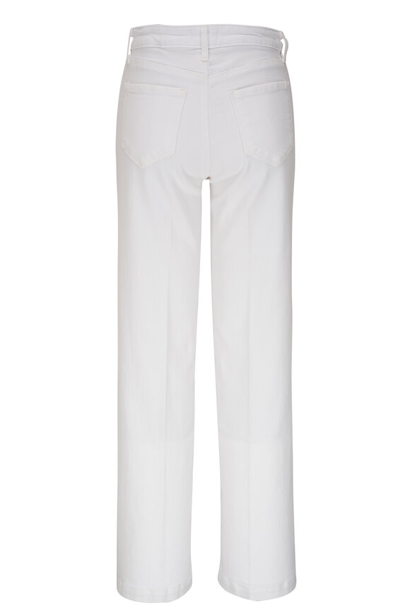 L'Agence - Scottie White High Rise Wide Leg Jean