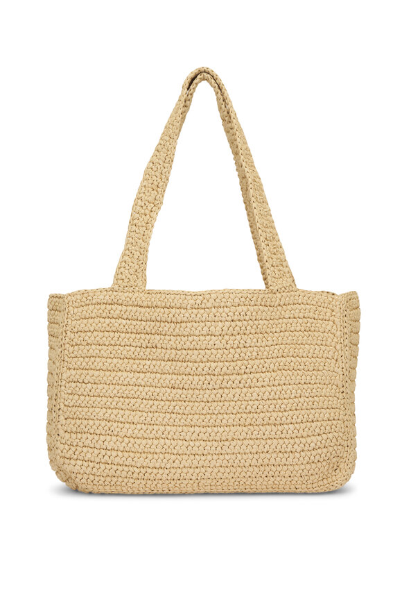 Valentino Garavani Medium Viva Superstar Raffia Tote - view 3