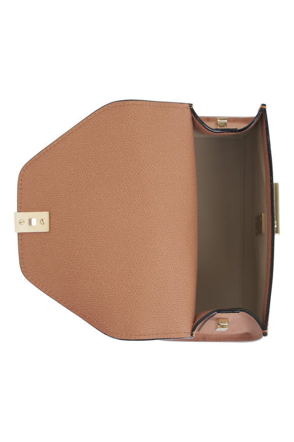 Valextra - Iside Terra Brown Micro Crossbody