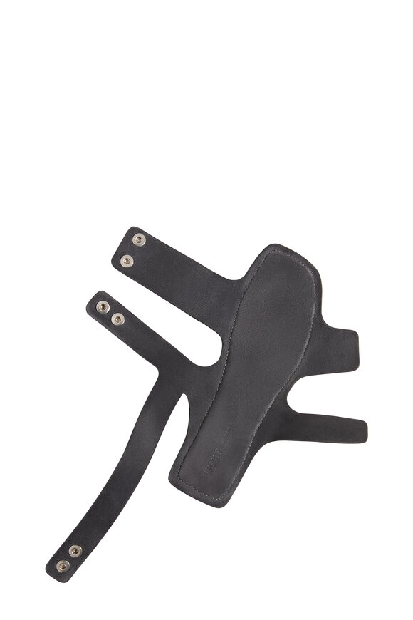 Khaite Boden Black Leather Studded Sandal - view 10