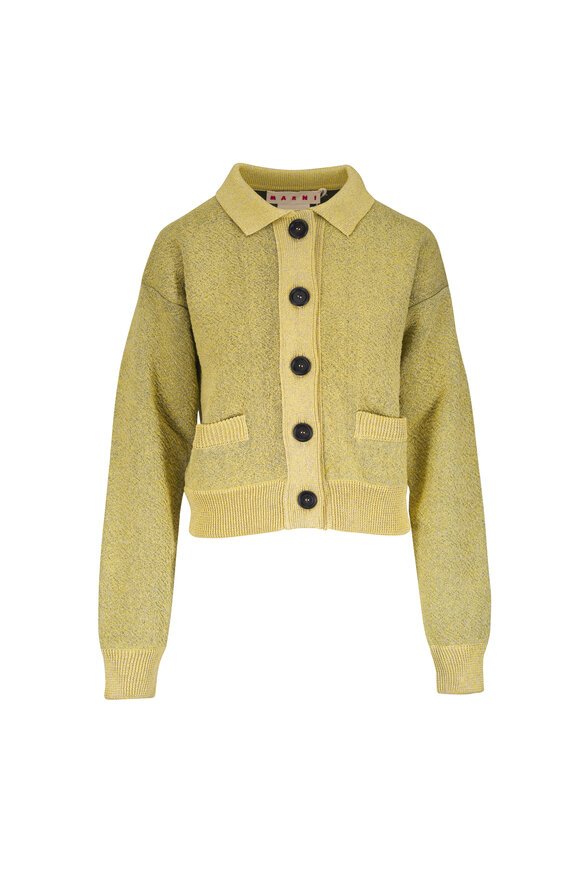 Marni Double Faced Citrus Wool Cardigan - view 1