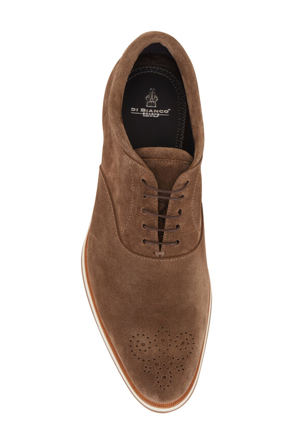 Di Bianco - Anconia Suede Wingtip Dress Shoe