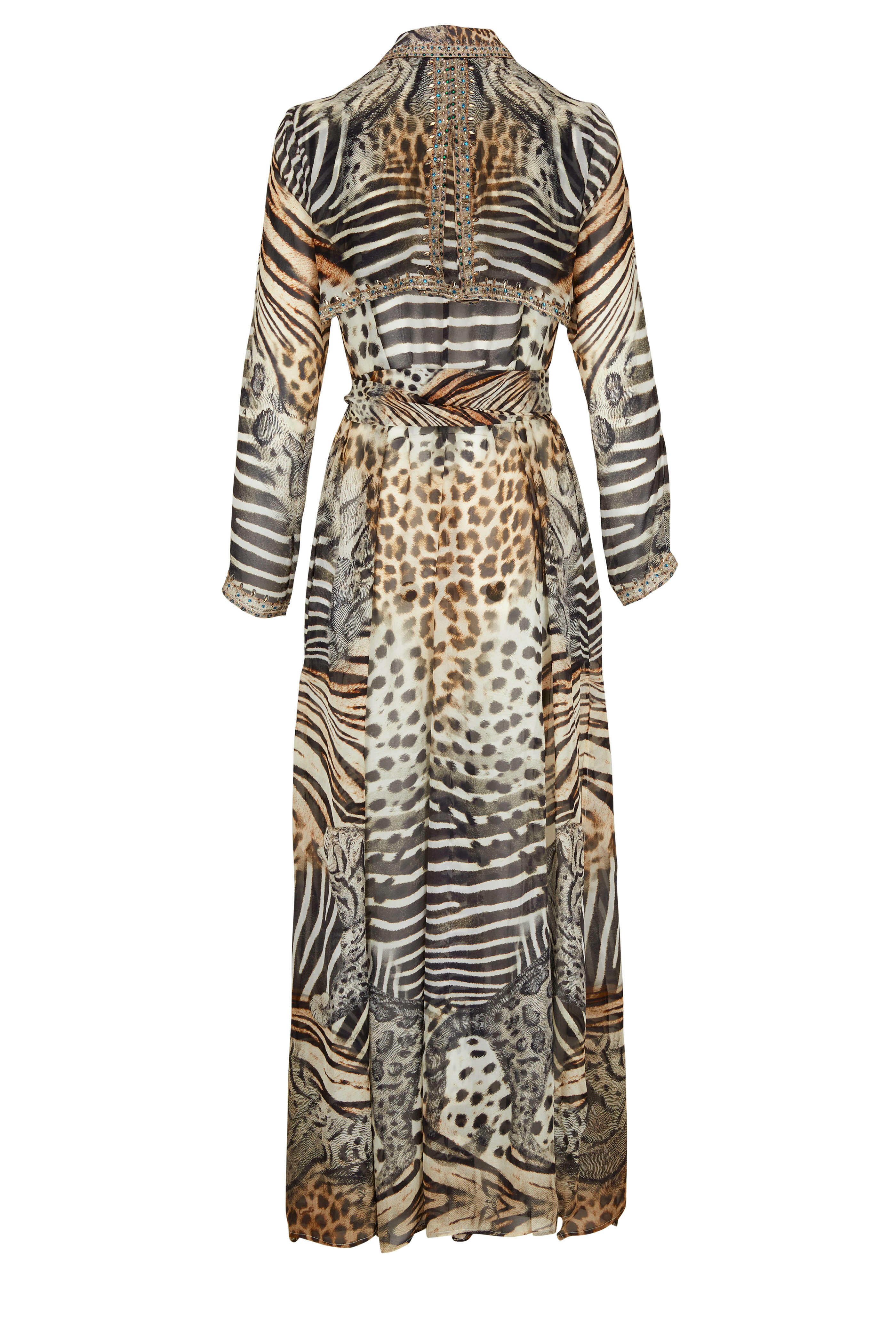 Camilla - For The Love Of Leo Silk Printed Trench