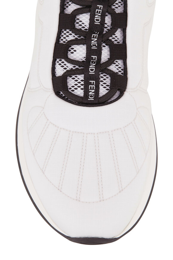 Fendi - FFreedom White Leather Quilted Sneaker