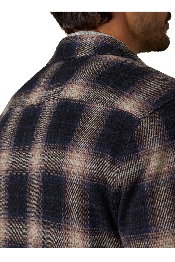 Faherty Brand Legend Storm Ombre Plaid Sweater Shirt - view 3