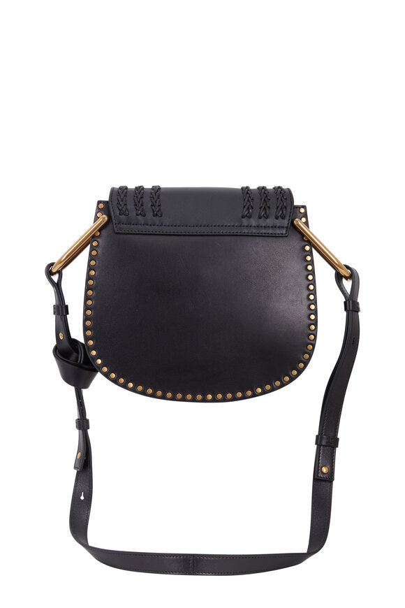 Chloé - Hudson Black Leather Braided Shoulder Bag