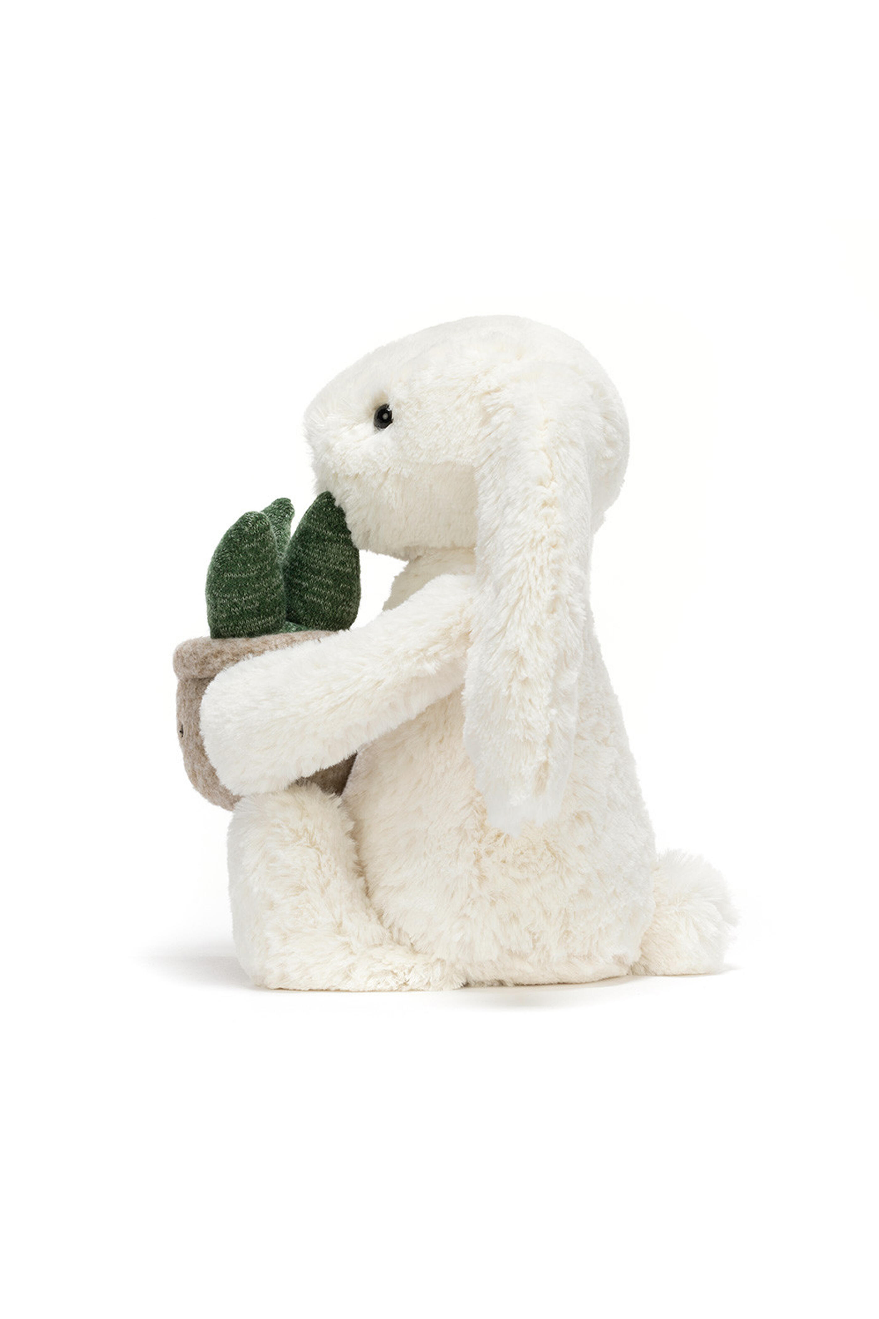 Jellycat - Cream Bunny With Plant