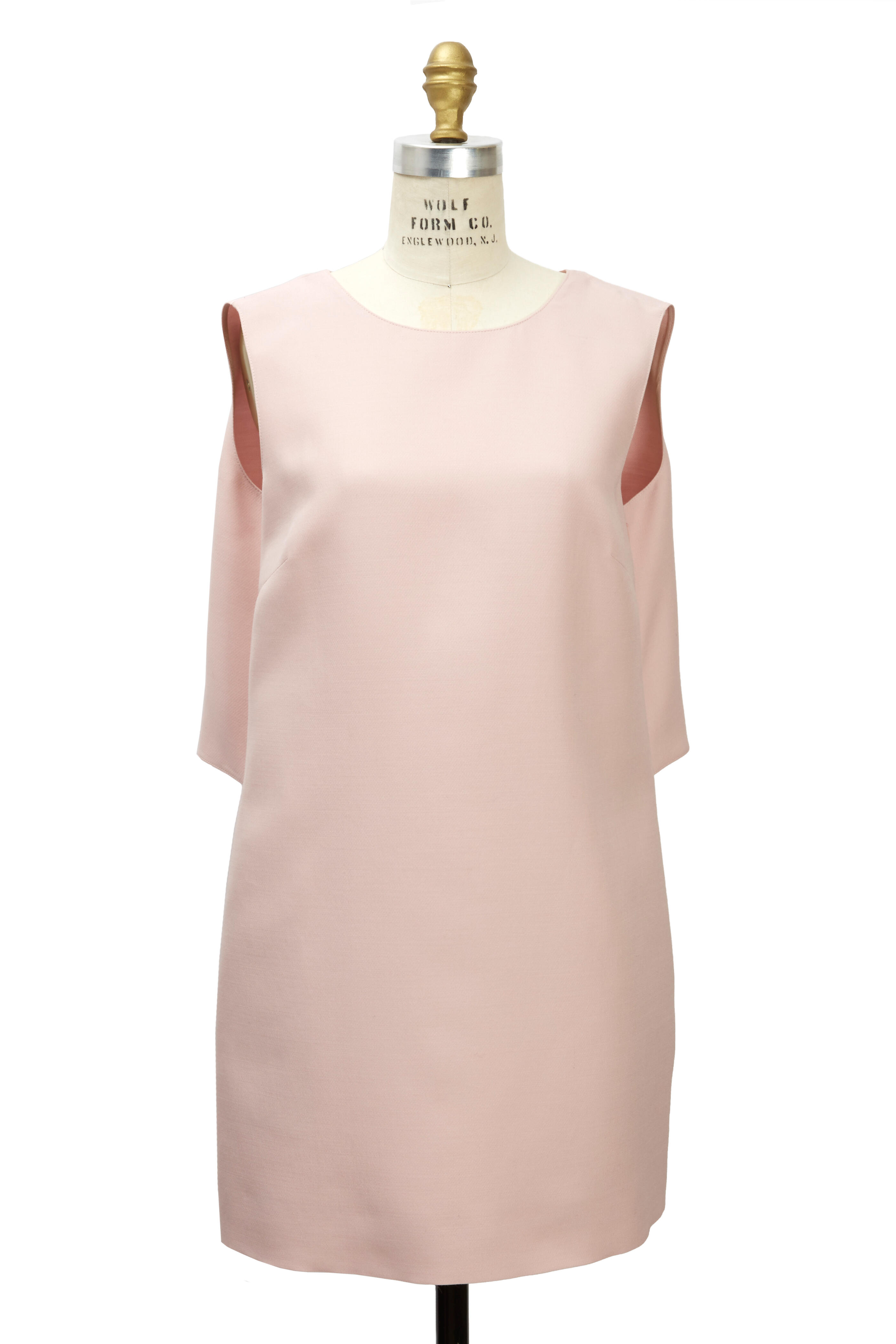 Valentino - Rose Silk & Wool Dress