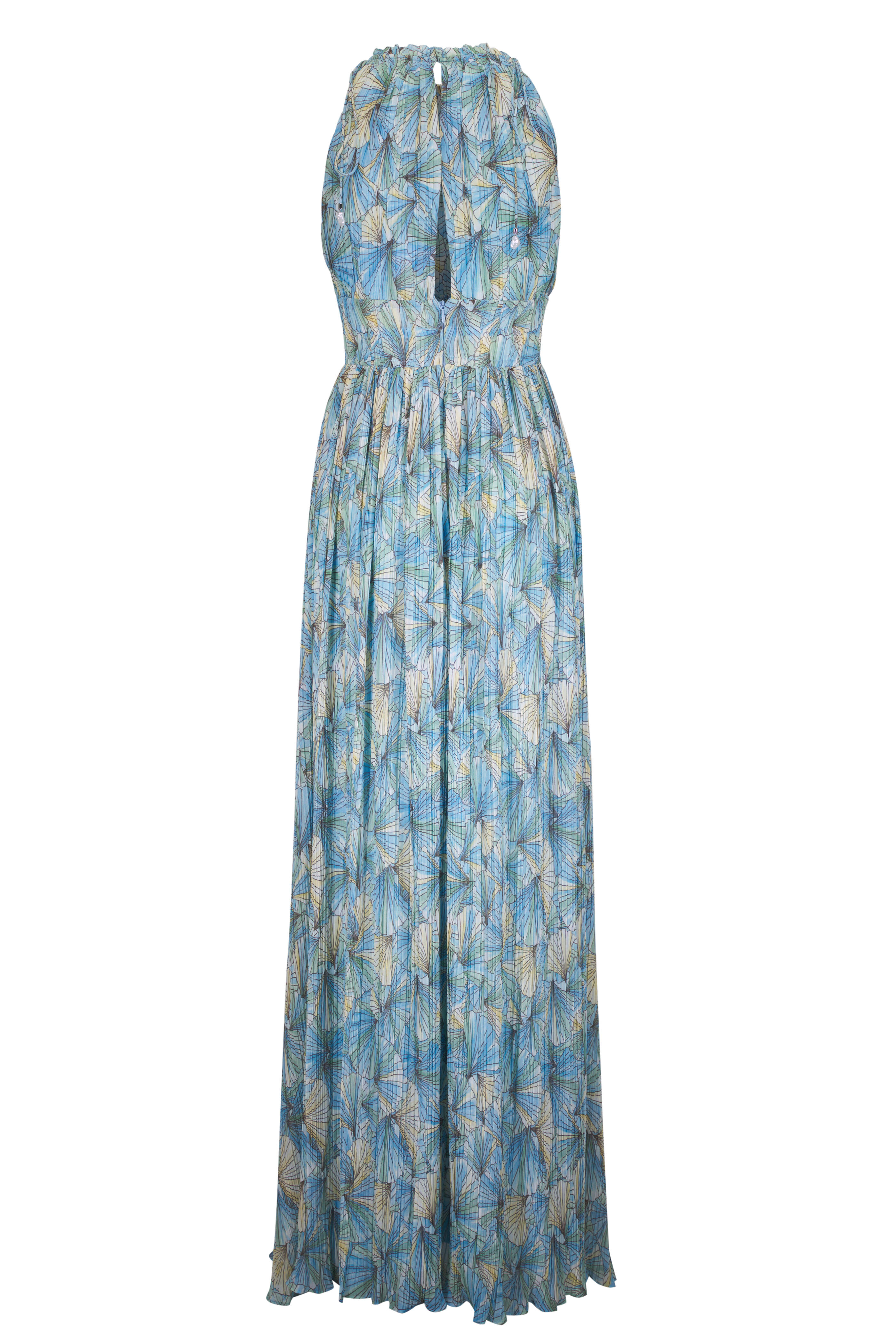 Veronica Beard - Yardley Powder Blue Multi Dress