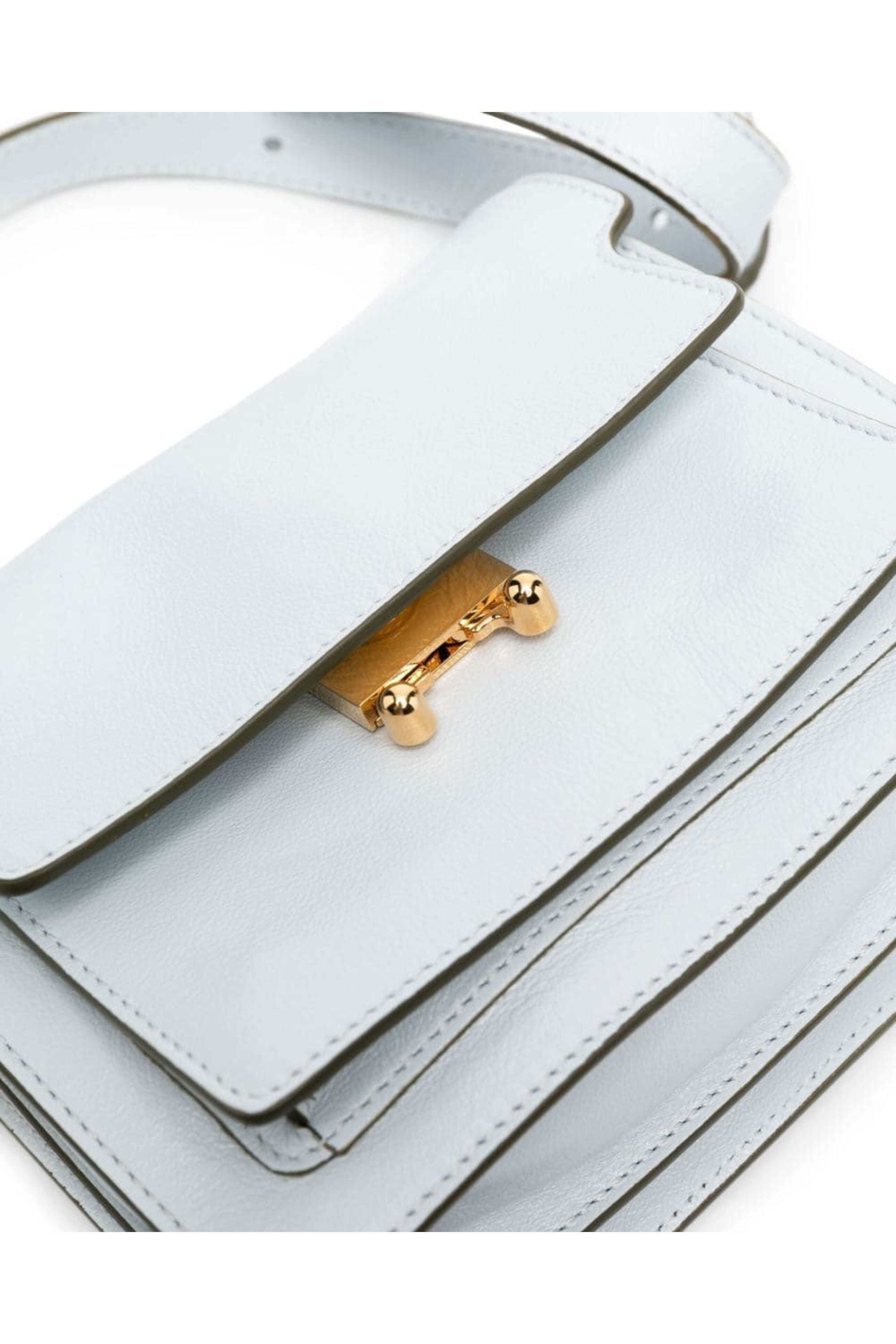 Marni - Trunk Crossbody Bag in White