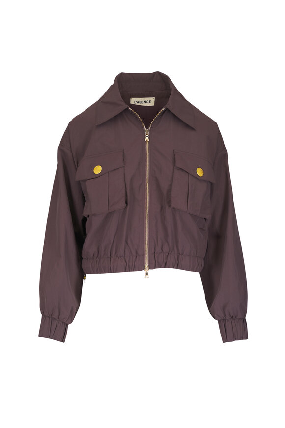 L'Agence Kade Dark Java Windbreaker - view 1