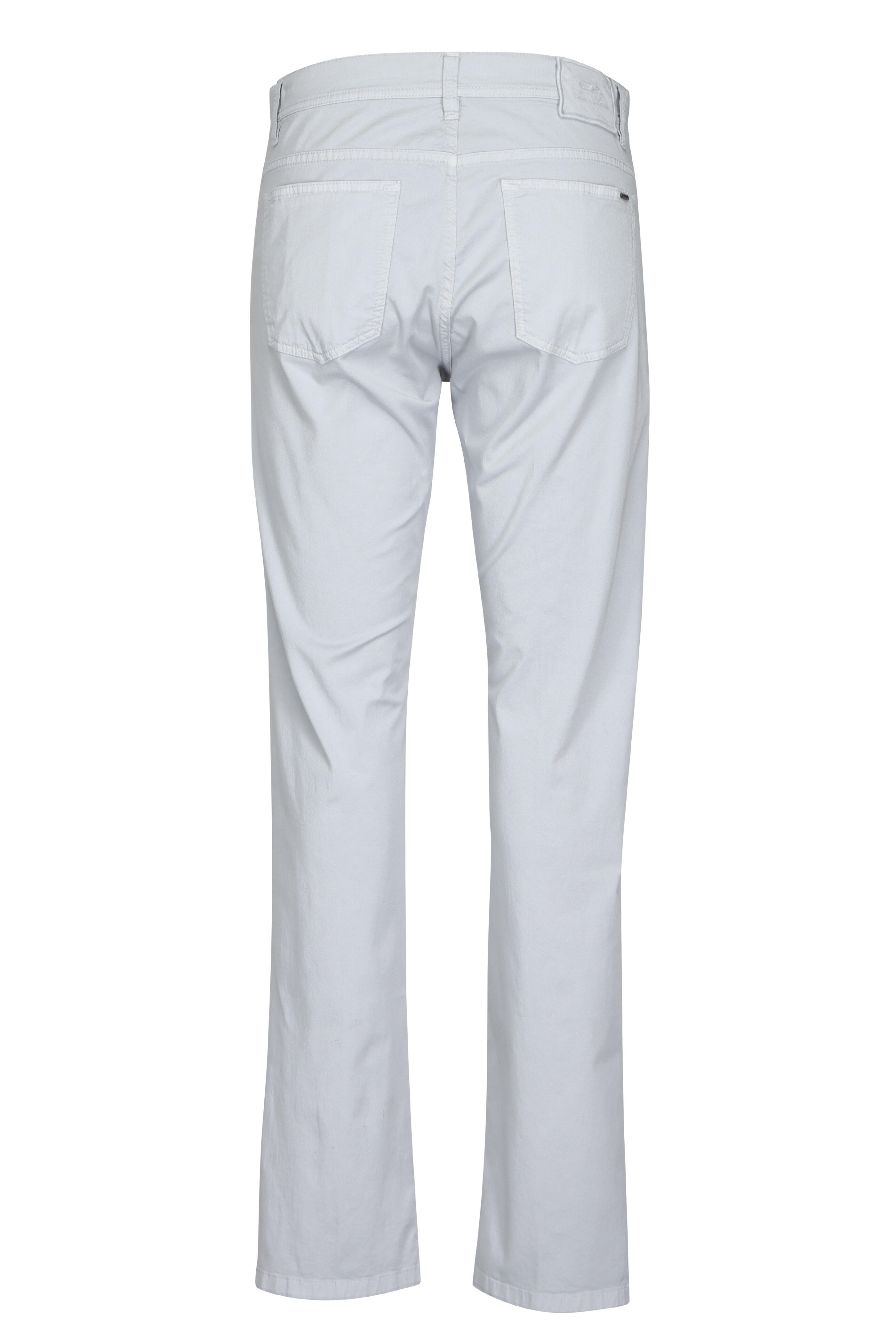 Cesare Attolini - Gray Cotton Stretch Five Pocket Pant