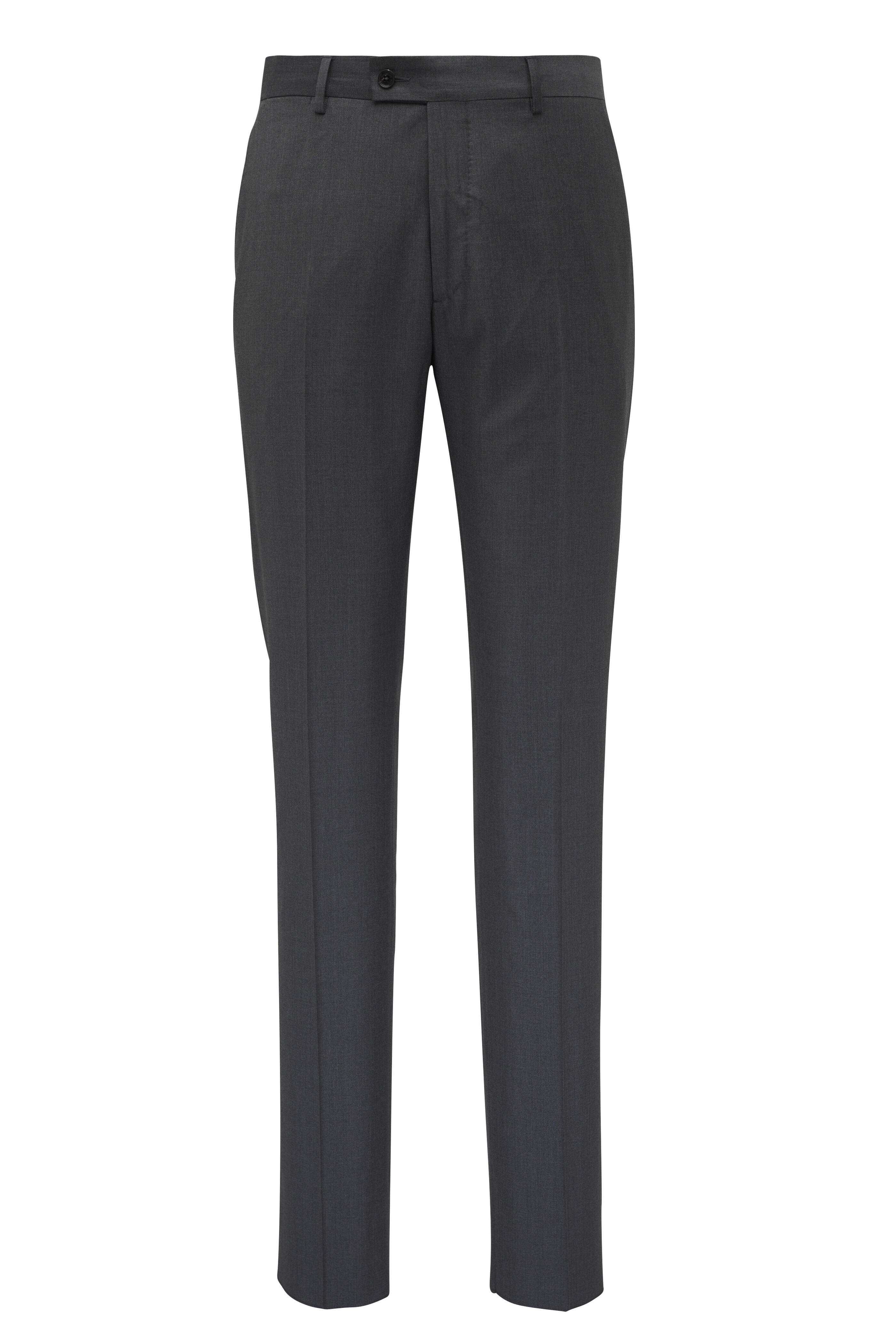 Maurizio Baldassari - Medium Gray Wool Dress Pant
