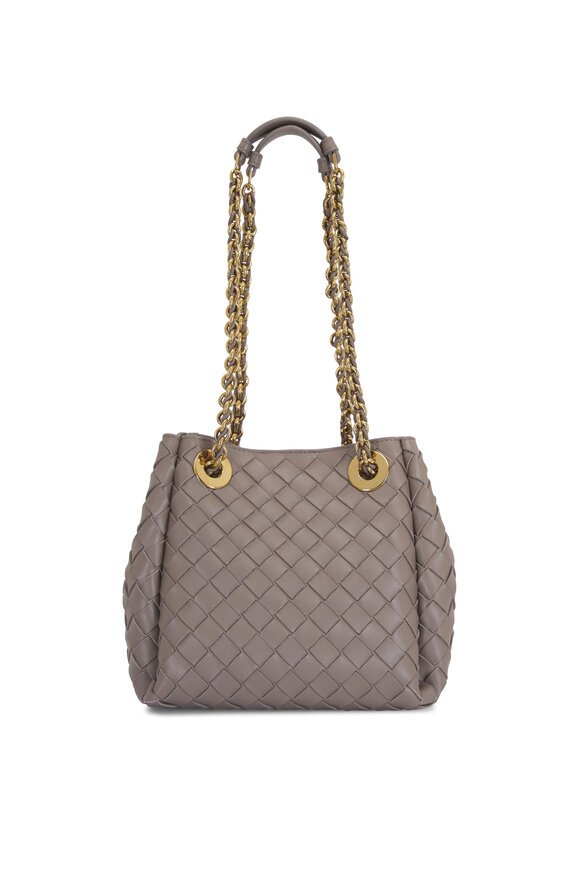 Bottega Veneta - Gemelli Black Leather Multipocket Shoulder Bag