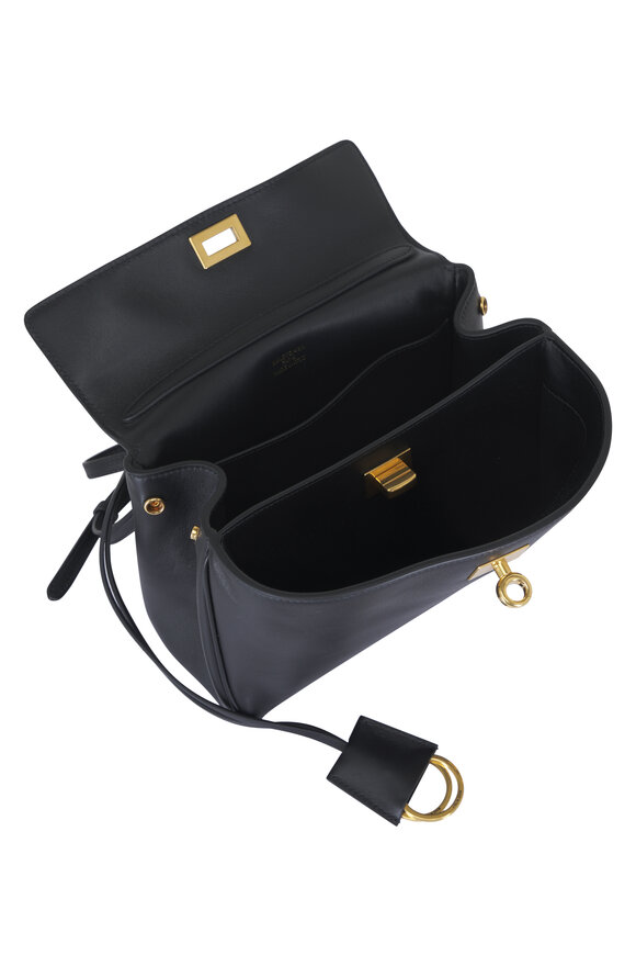 Balenciaga Mini Rodeo Black Leather Top Handle Bag - view 6