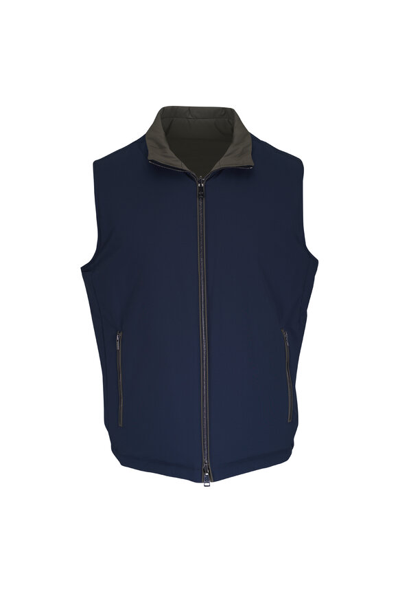 日本未入荷!! MONCLER Perille ベスト Moncler - Blue Puffer Vest | Mitchell Stores