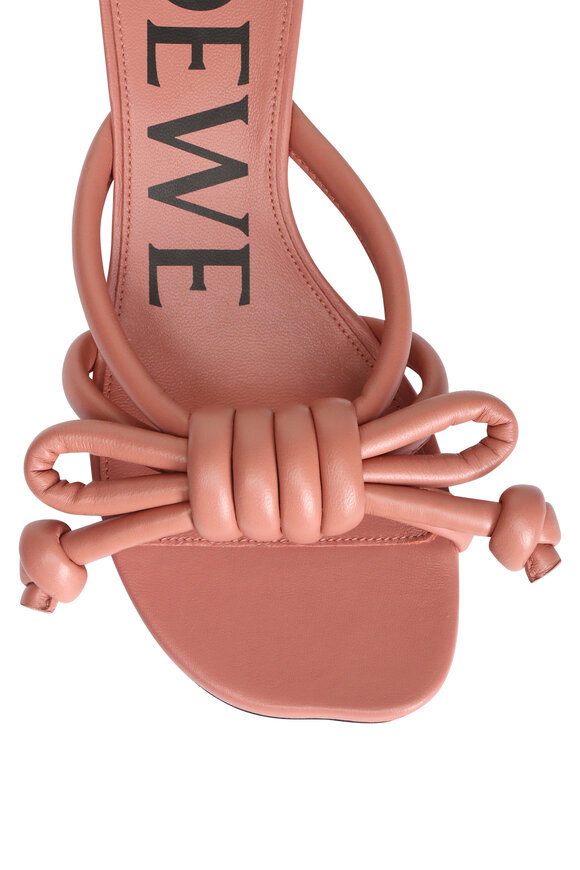 Loewe Flamenco Blush Knot Sandal, 45mm - view 4