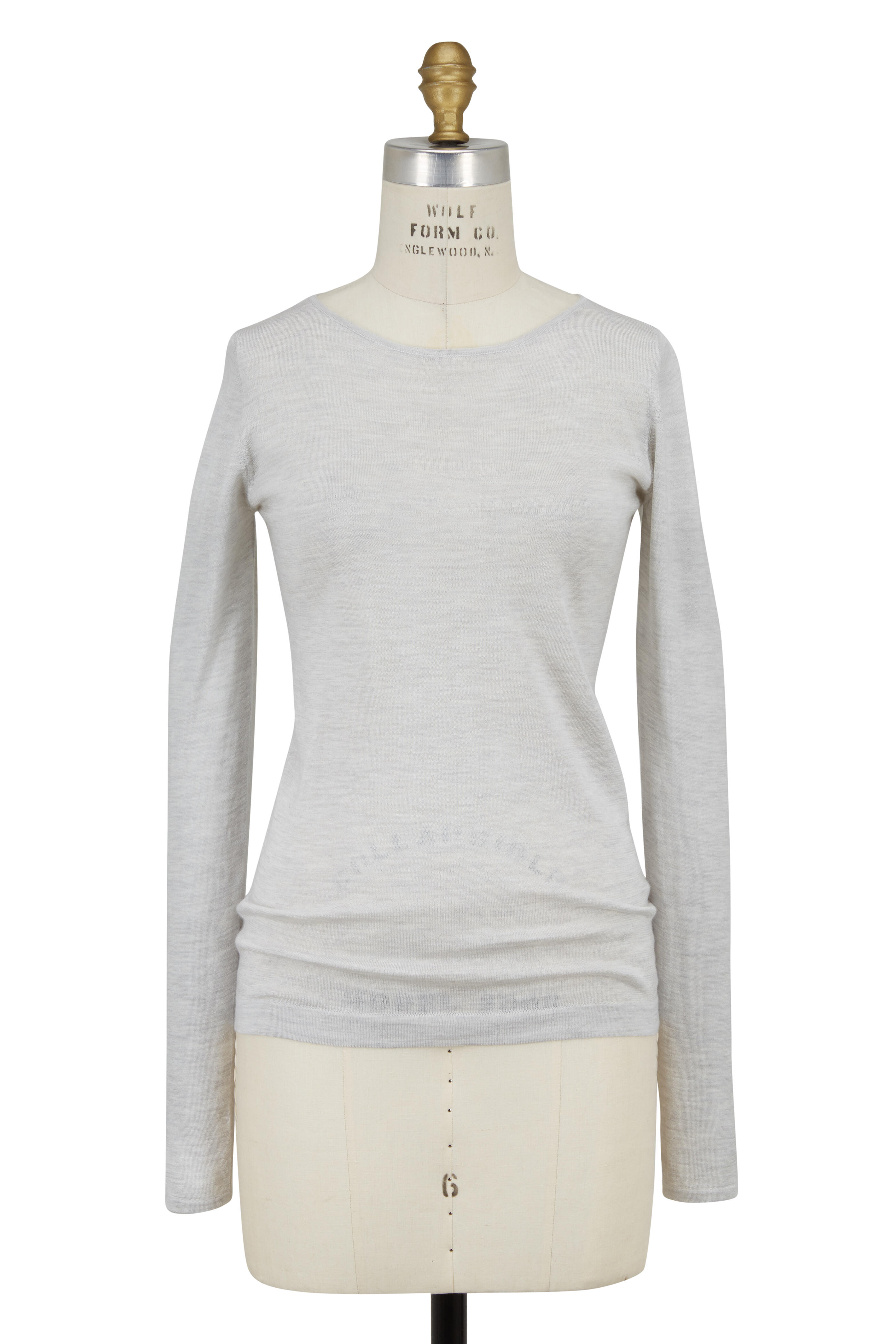 Brunello Cucinelli - Haze Cashmere & Silk Bateau Neck Pullover
