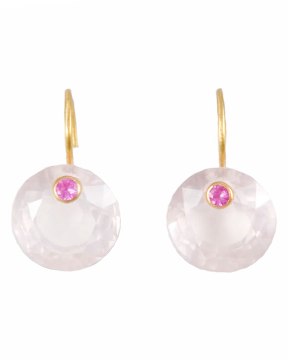 Ted Muehling - Small Pink Pearl Earrings | Mitchell Stores