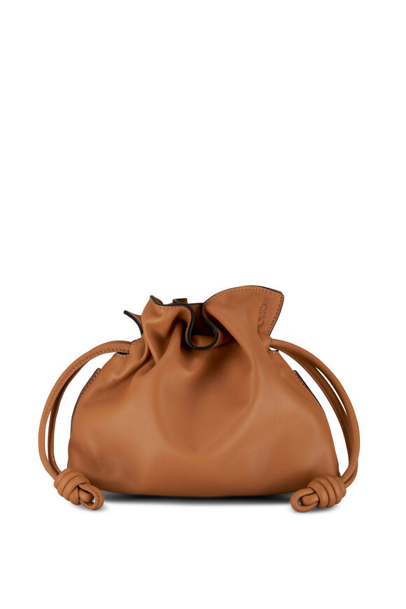 Loewe - Mini Flamenco Warm Desert Leather Knot Clutch