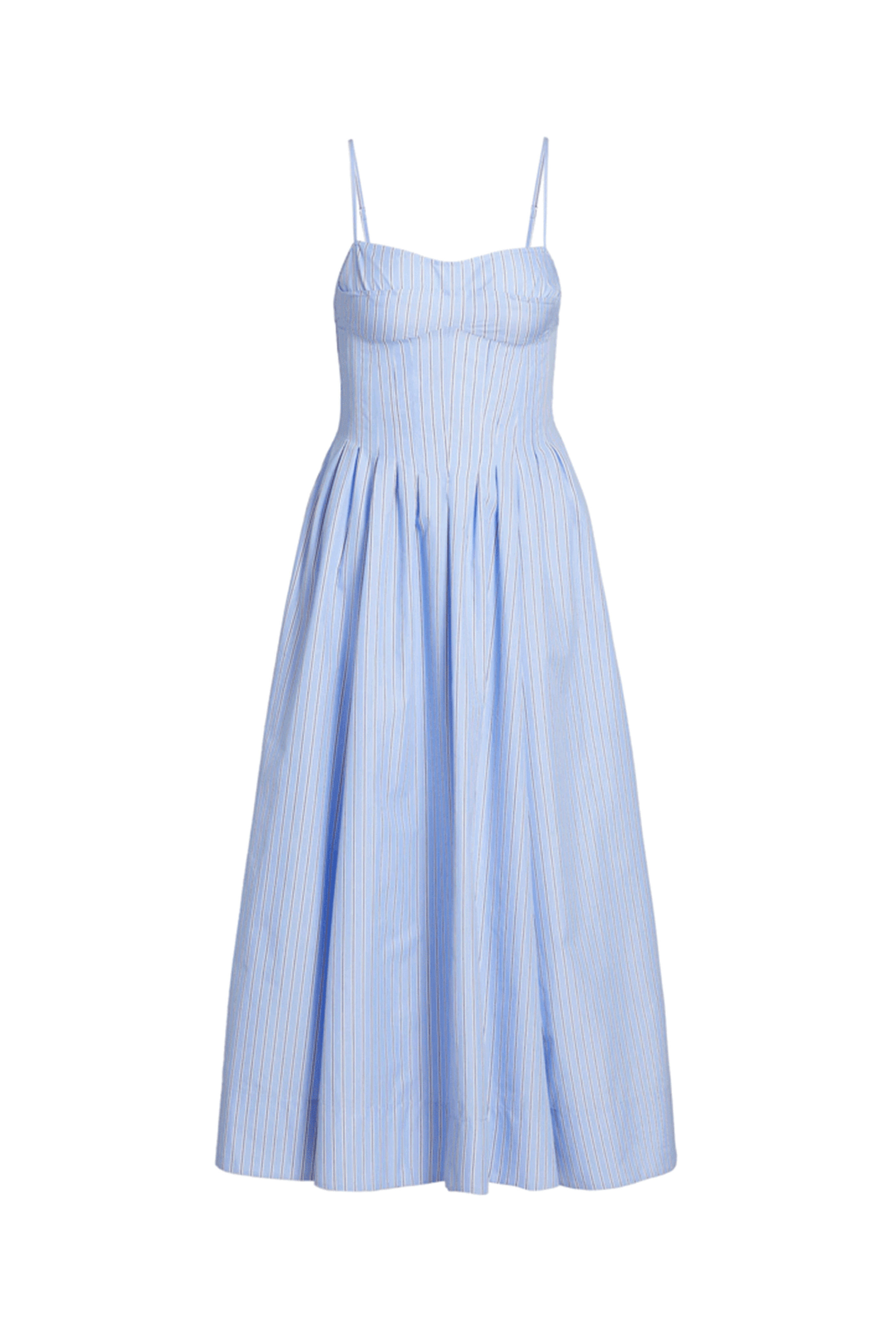princess polly baby blue dress Jonathan Simkhai Kenlie L/S Mock Neck Midi Dress - Horizon Blue main image 1
