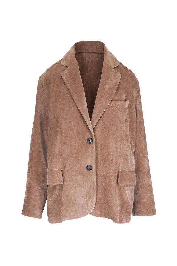 Brunello Cucinelli Fluid Corduroy Relaxed Jacket - view 1